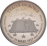 France, Treaty of Rome Commemorative Medal, 1957