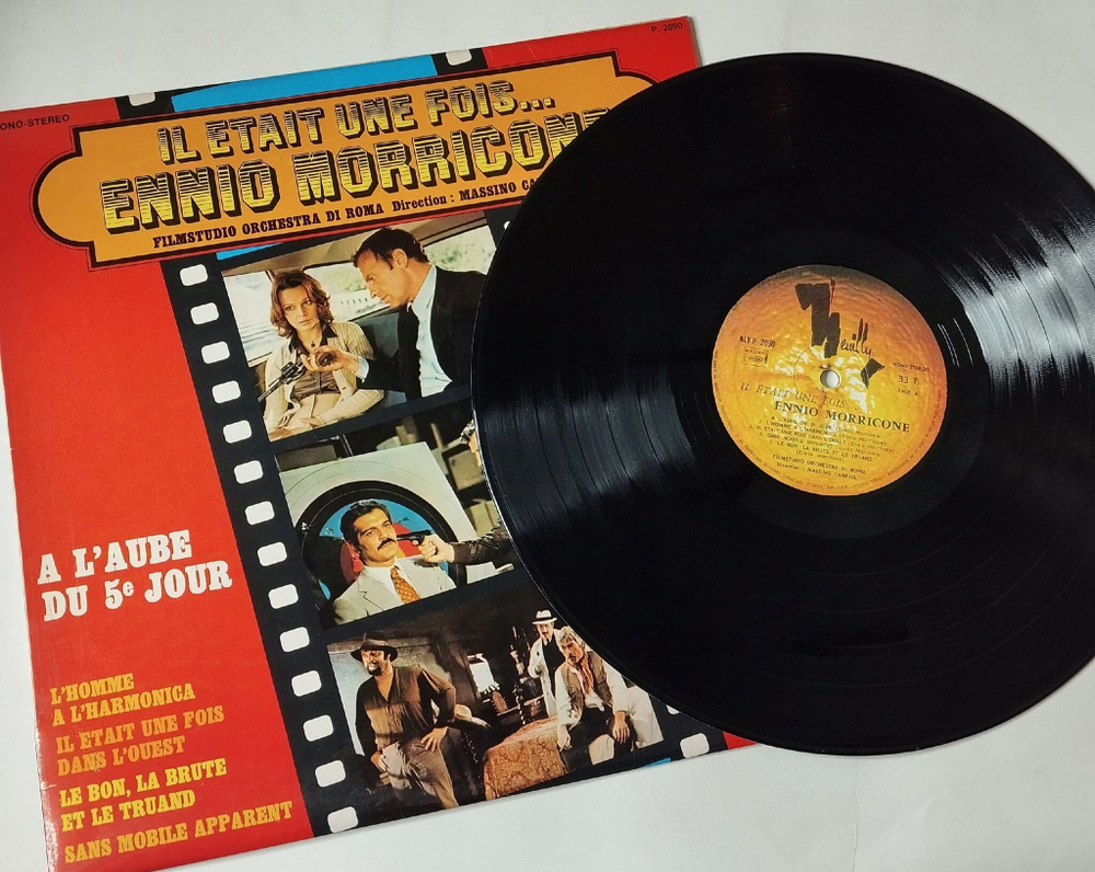 Винтажная виниловая пластинка LP Filmstudio Orchestra Di Roma Il Etait Une Fois Ennio Morricone Эннио Морриконе (France 1977)