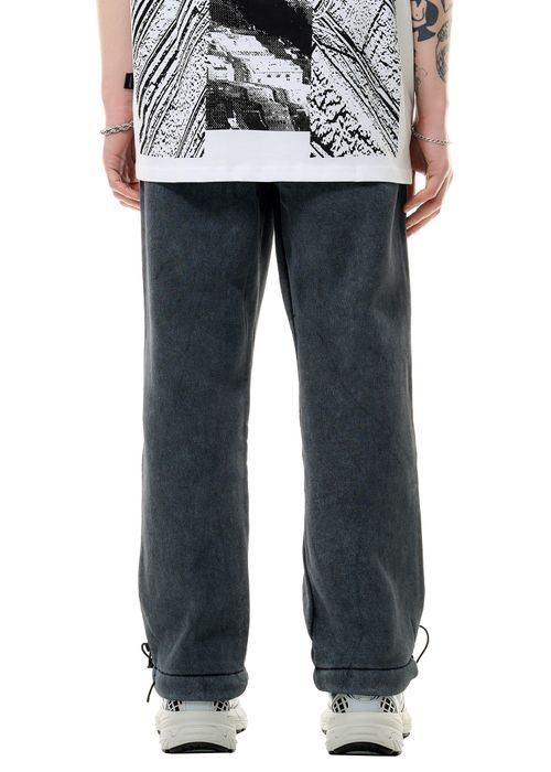 Штаны Temple Deconstruction Stone Wash Pants серые