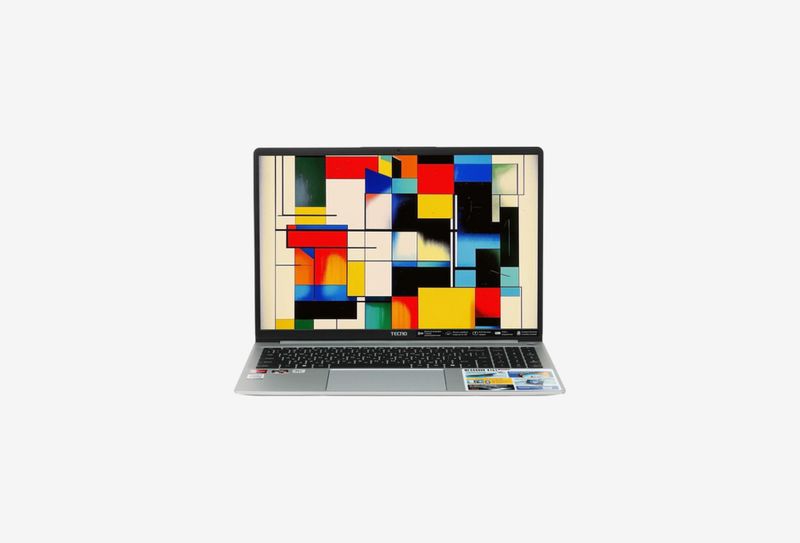 Ноутбук 16" TECNO AMD Ryzen 7 5825U 2 ГГц 16 ГБ DDR4 AMD Radeon Vega 8 Tecno Megabook K16SDA