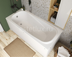Ванна из литьевого мрамора Эстет Альфа 170х70 белая, ФР-00006565