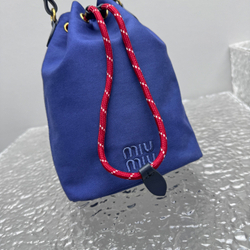 Miu Miu Gabardine Pouch 23 cm