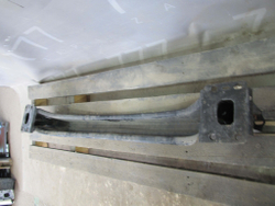 Усилитель заднего бампера Porsche Cayenne 2 (958)  Б/У Оригинал 95850530901