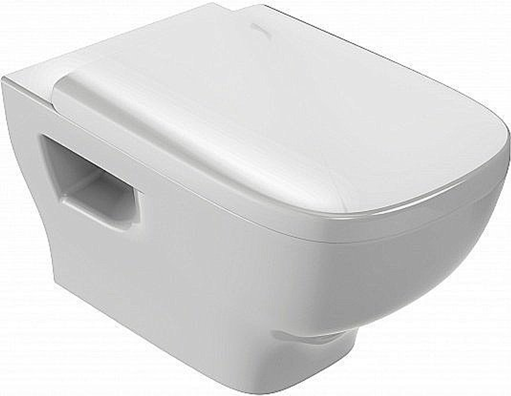 Унитаз подвесной Jacob Delafon STRUKTURA E21750RU-00 безободковый, с крышкой микролифт, с инсталляцией и черной кнопкой