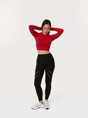 Легинсы бесшовные с перфорацией