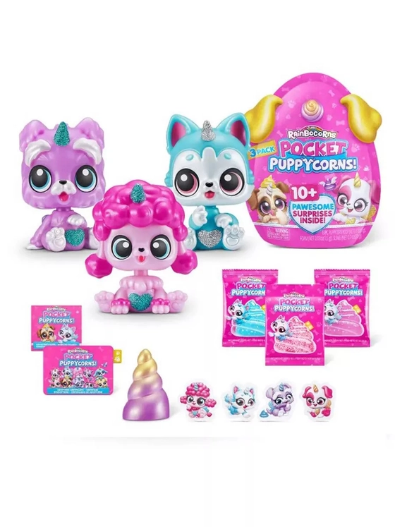 Игрушка фигурка сюрприз яйцо Зуру Rainbocorns Puppycorn