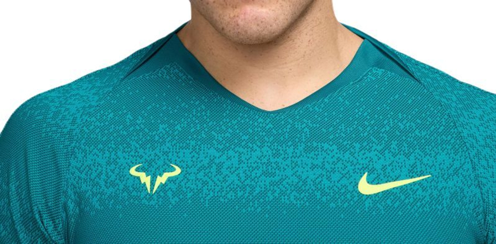 Мужская теннисная футболка Nike Court Rafa Dri-Fit - Бирюзовый