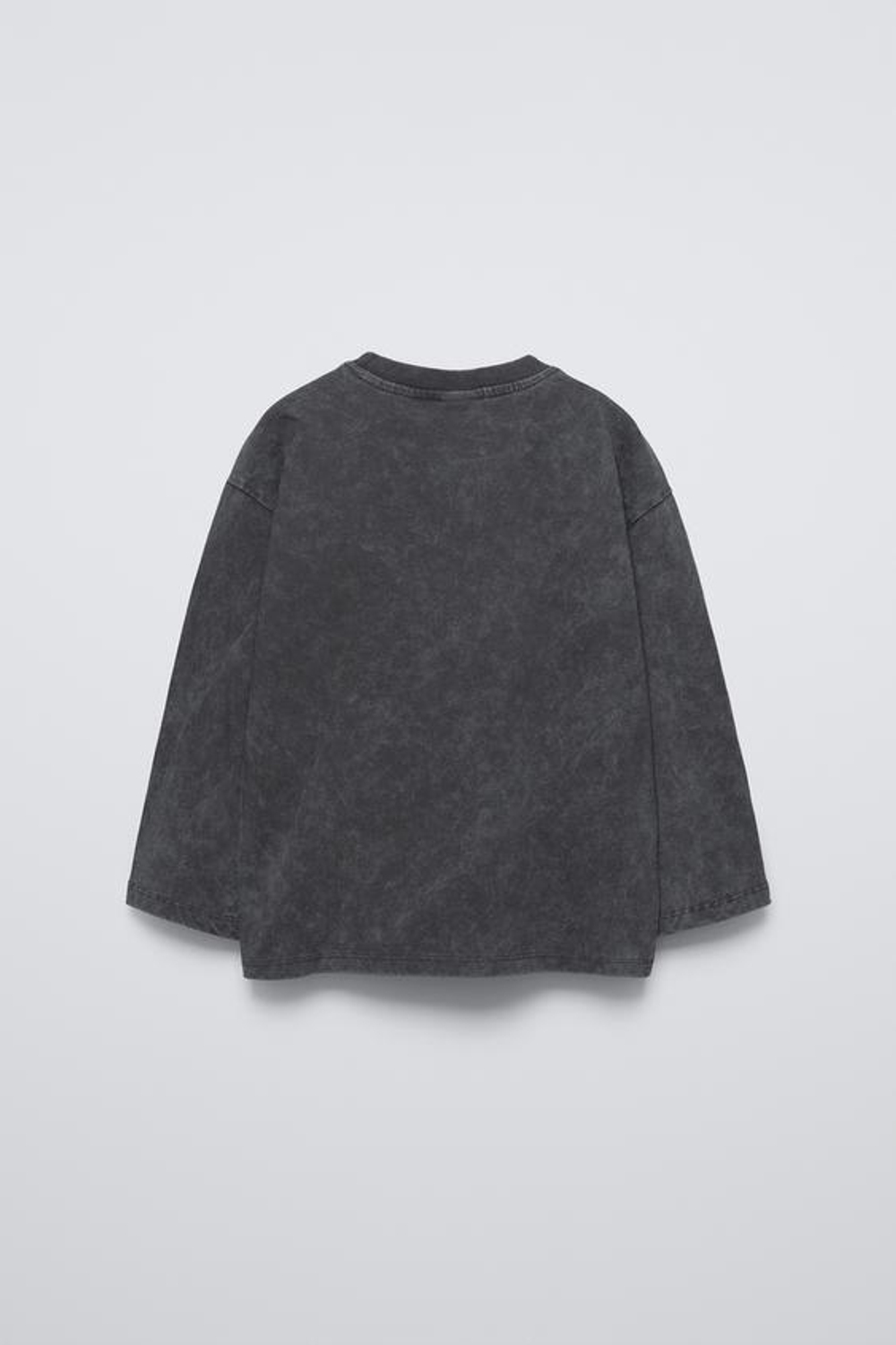 ZARA ФУТБОЛКА СО СТРАЗАМИ, АНТРАЦИТОВО-СЕРЫЙ