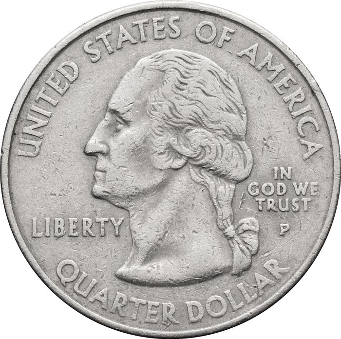 25 центов (1/4 доллара, квотер) 2000 США «Штат Мэриленд» (P) VF-XF