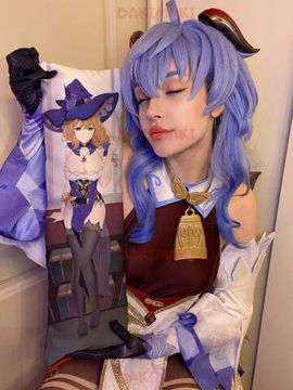 Мини дакимакура Лиза из Геншин Импакт | Genshin Impact арт. M0799, 60х20 см