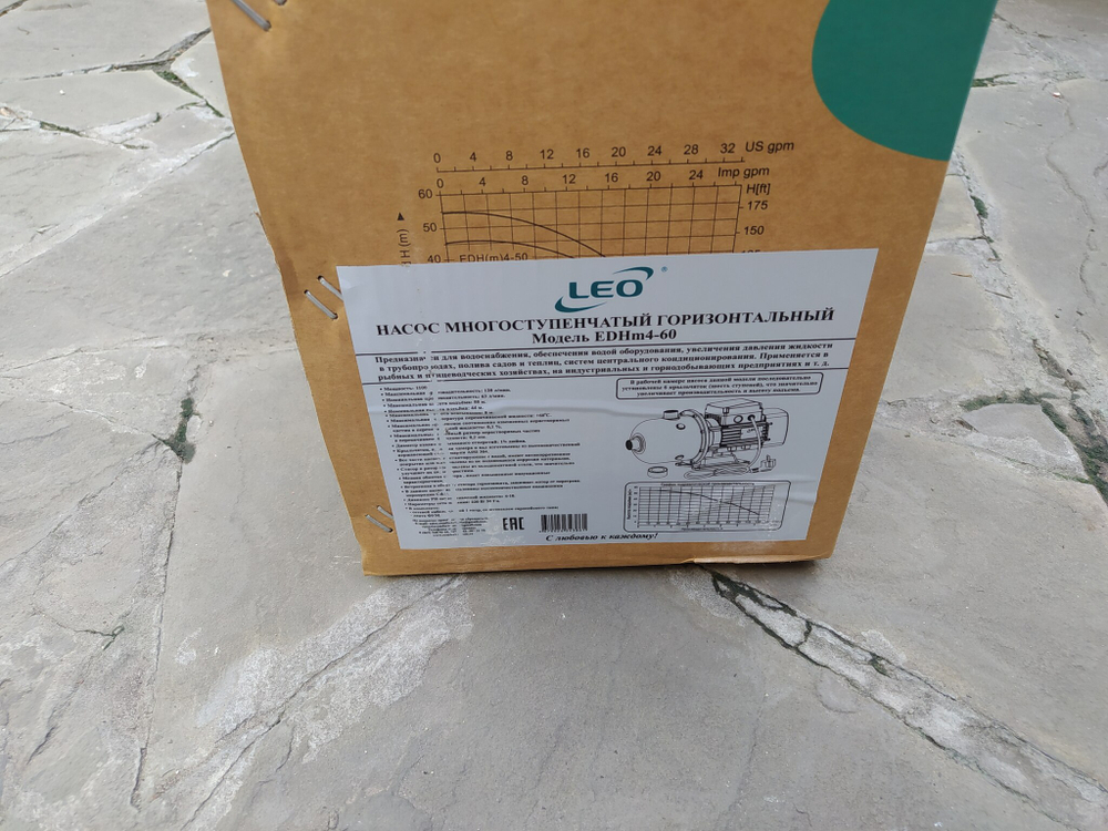 Насос LEO модель EDHm 4-60 отзывы