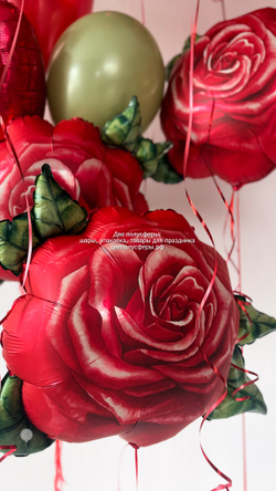 Набор с красными розами