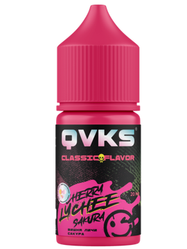 Купить Ароматизатор QVKS Classic 13мл - Вишня Личи Сакура