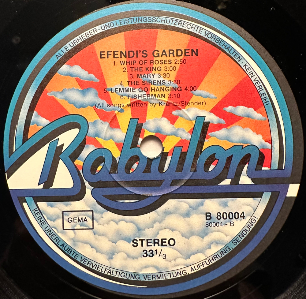 Efendi's Garden - Efendi's Garden (Германия 1979г.)