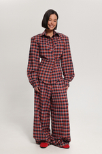 Брюки в клетку