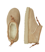Кожаные угли w ultra mini crafted regenerate UGG - бежевый(1152953)