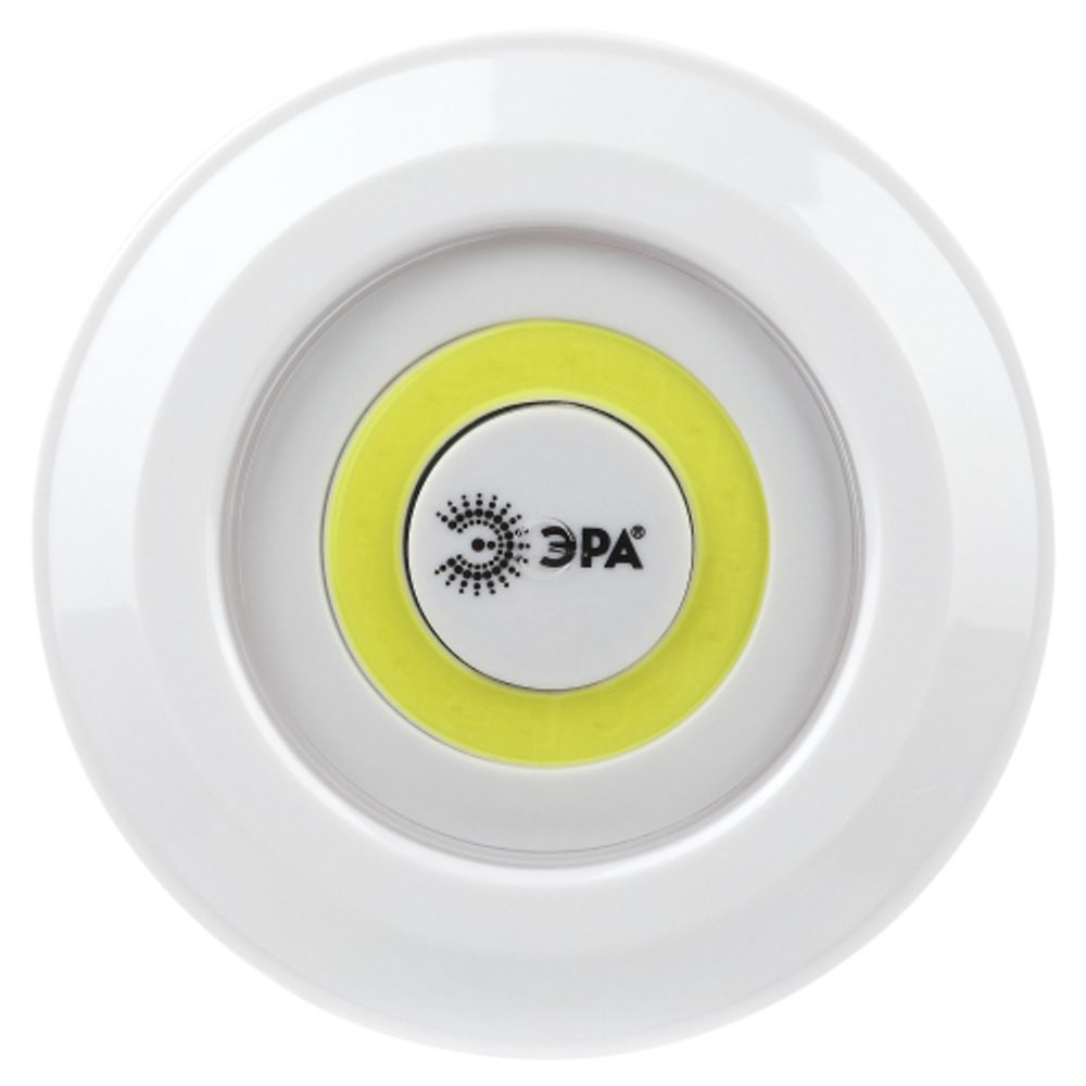 Светодиодный фонарь подсветка ЭРА SB-511 пушлайт, 6Вт, COB, 3хAAA, белый, 3 штуке в коробке, ИК пульт