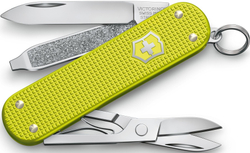Нож перочинный Victorinox Classic SD Alox, 58 мм, 5 функций, желтый, подарочная коробка