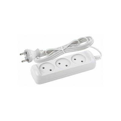 Удлинитель 3гнезда 1.5м с заземлением ПВС 2200Вт 3x0.75мм² Эра (5/20)