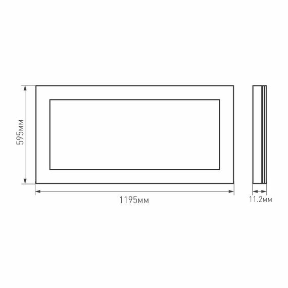 Светодиодная панель Arlight IM-600x1200A-48W Warm White 023156(1)