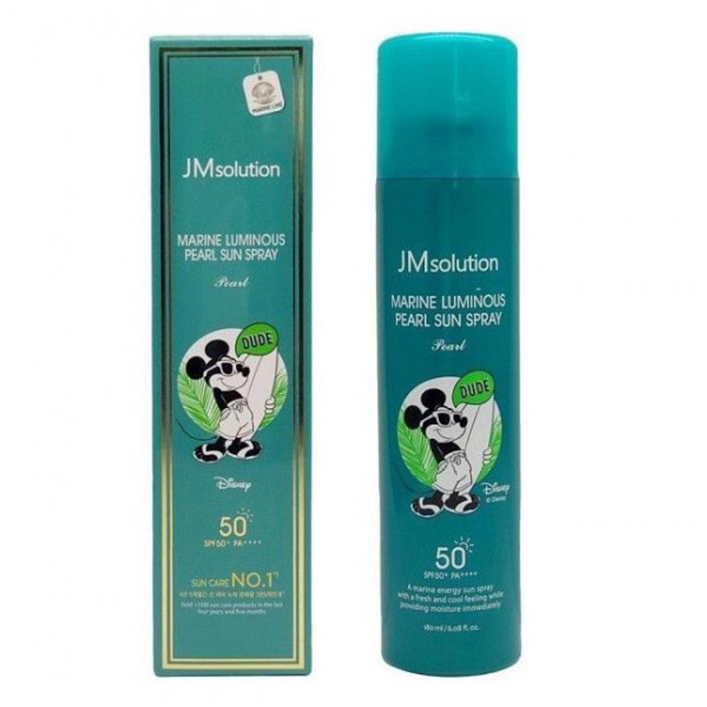 JM Solution Солнцезащитный спрей для лица и тела с жемчугом SPF50+PA++++ 180 мл/Корея (41924)