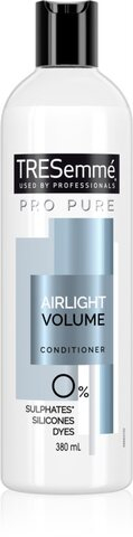 TRESemme Pro Pure Airlight Volume - кондиционер, придающий объем тонким волосам /   380  ml  / GTIN 8720182117304