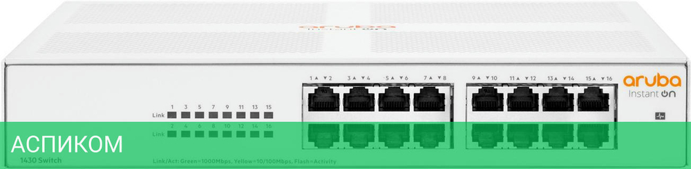 Коммутатор HPE Aruba Instant On 1430 16G (R8R47A)