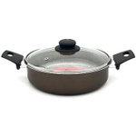 Жаровня 26см «Merletto» со стеклянной крышкой JMr-726-11