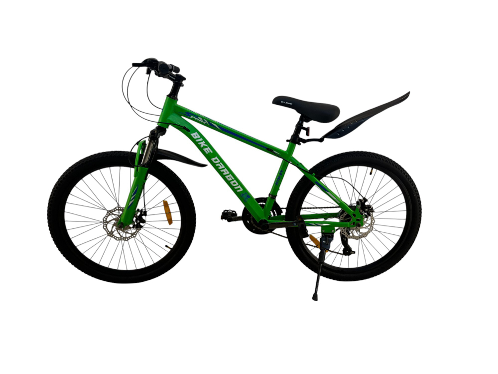 Велосипед Bike Dragon 26" 21скор (стальная рама, SunRun, диск. тормоз) BD-2-26-2 зеленый