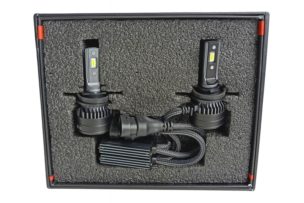 Светодиодные автомобильные LED лампы Aozoom L7 H11/8/9/16 6000K 12V