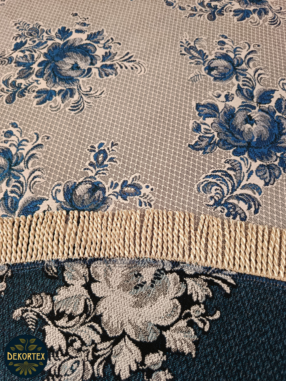 Гобеленовая скатерть Гжель D 160 см