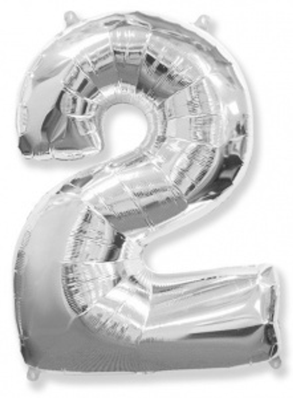 Цифра "2" серебро