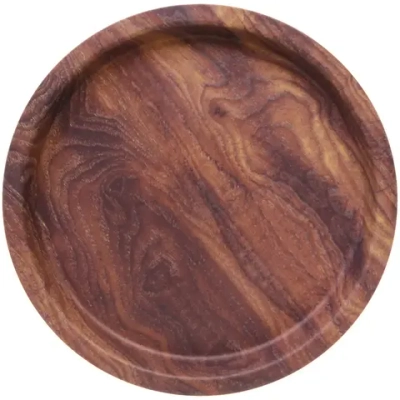 Поднос пластиковый «WOOD» 32,5*2,5см