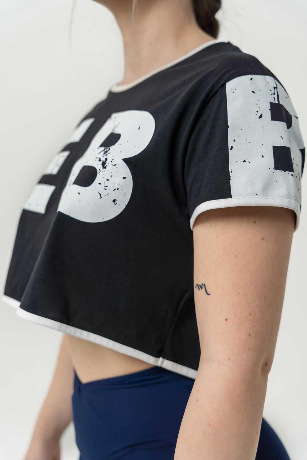 ФУТБОЛКА OVERSIZED CROP TOP GAME ON 610 ЧЕРНАЯ