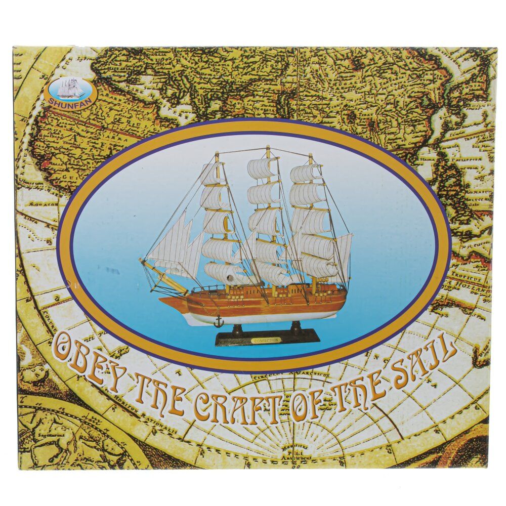 GAEM Изделие декоративное "Корабль", L40 W9 H34 см