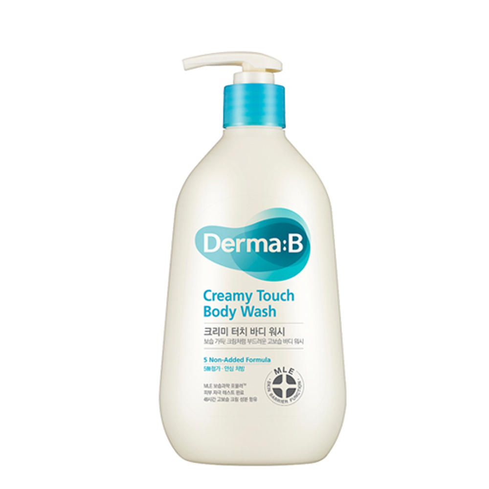 Крем-гель для душа  Derma:B Creamy touch body wash 400ml