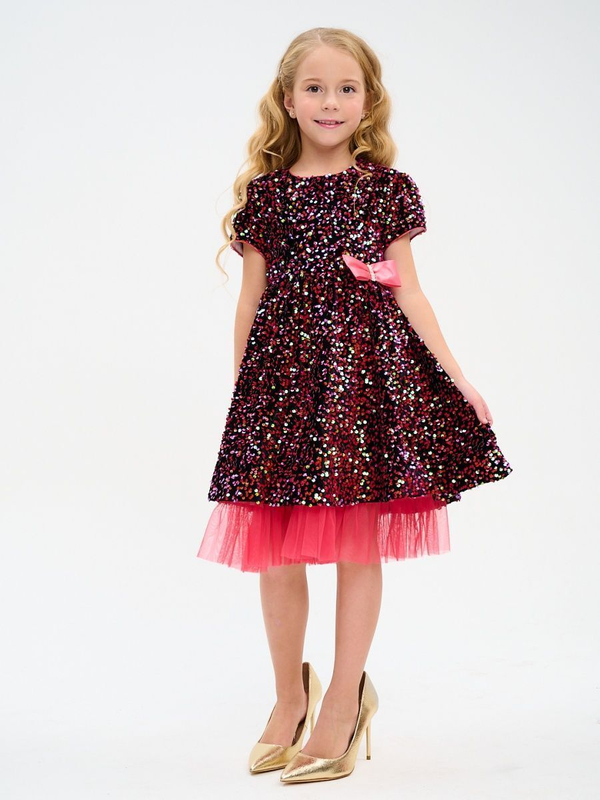 Платье Barbie с пайетками на Новый год