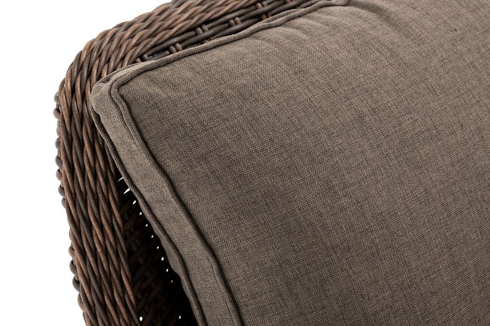 "Прованс" диван из искусственного ротанга трехместный, цвет коричневый