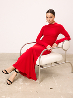 Платье вечернее праздничное длинное с драпировкой