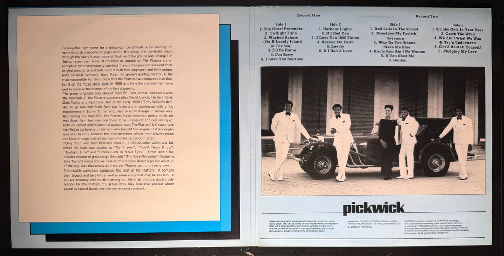 The Platters - The Platters Collection 2LP (Англия)