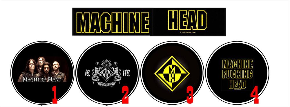 Значок Machine Head ( в ассортименте )