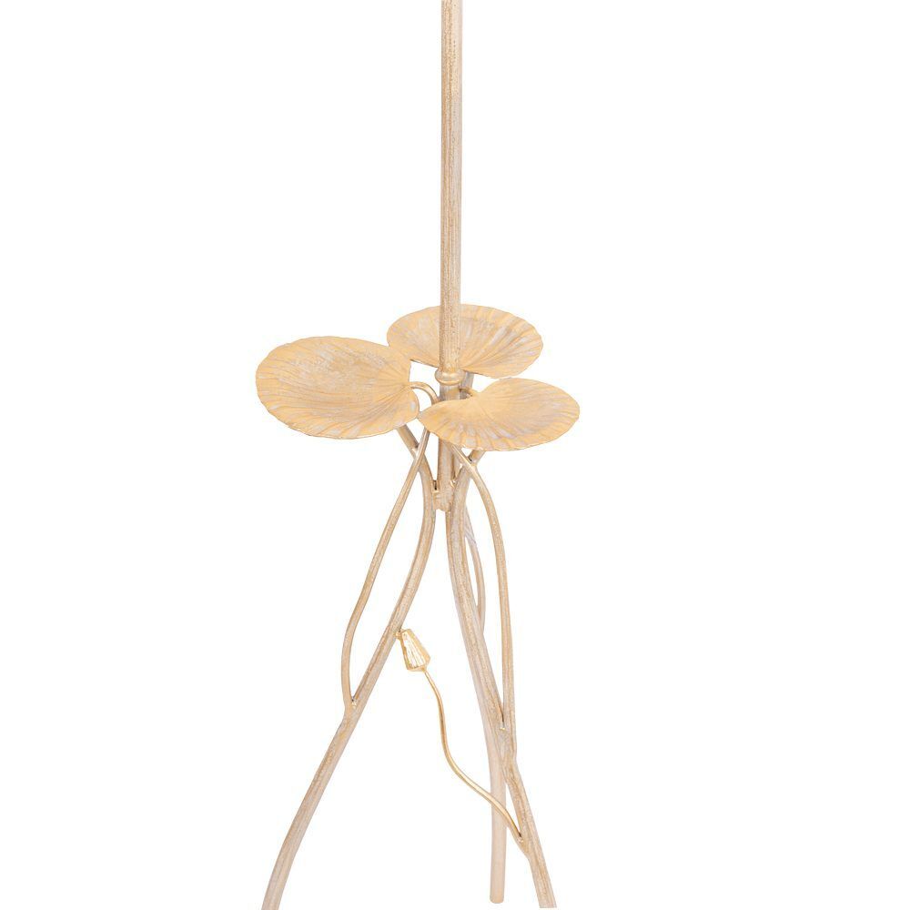 Светильник напольный торшер Нимфея с абажуром Сити-2 Кремовый