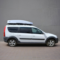 Автобокс Way box Cobra 520 белый. Размер 215*85*40 см.