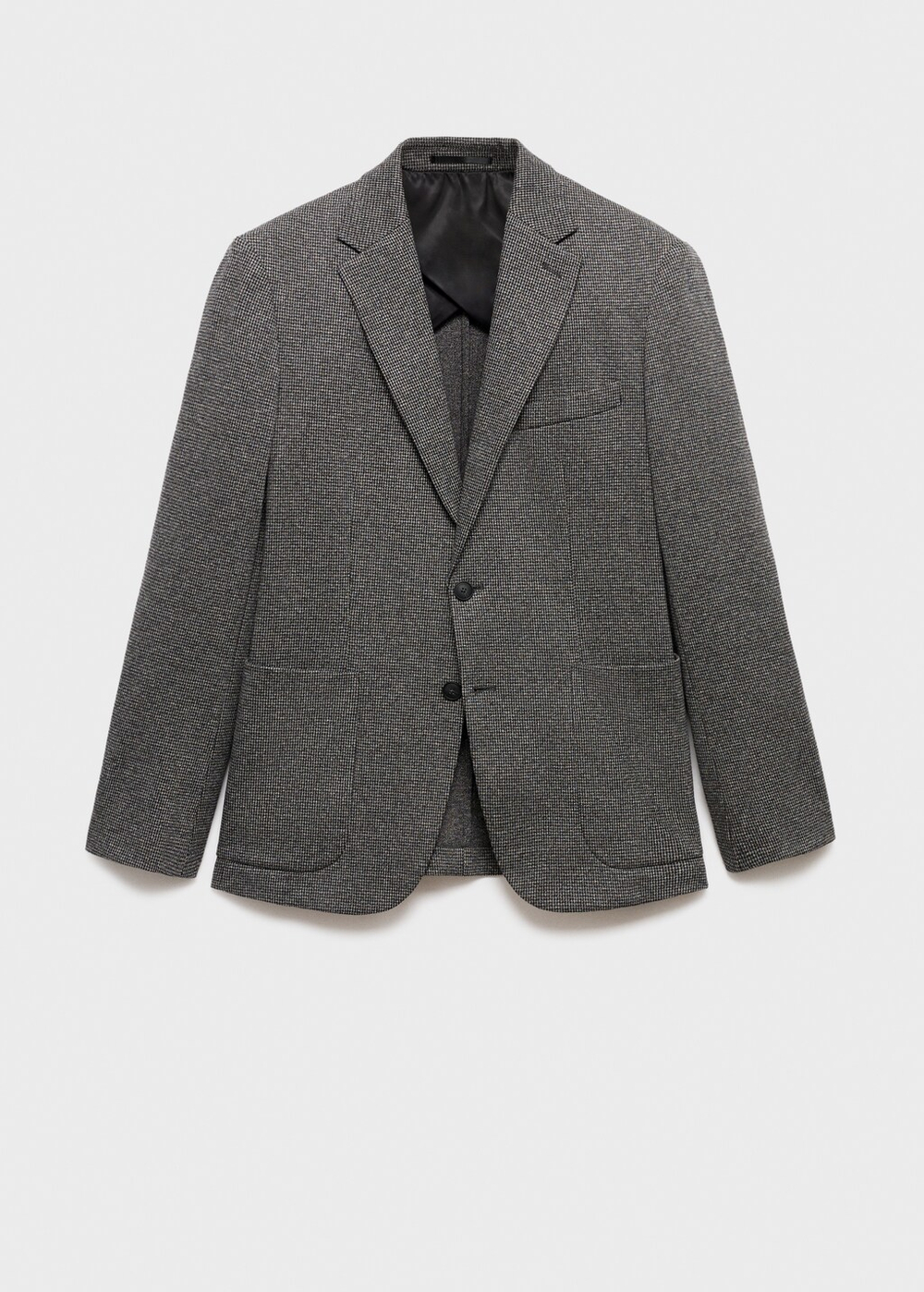 Пиджак slim fit с мелкой фактурной выделкой