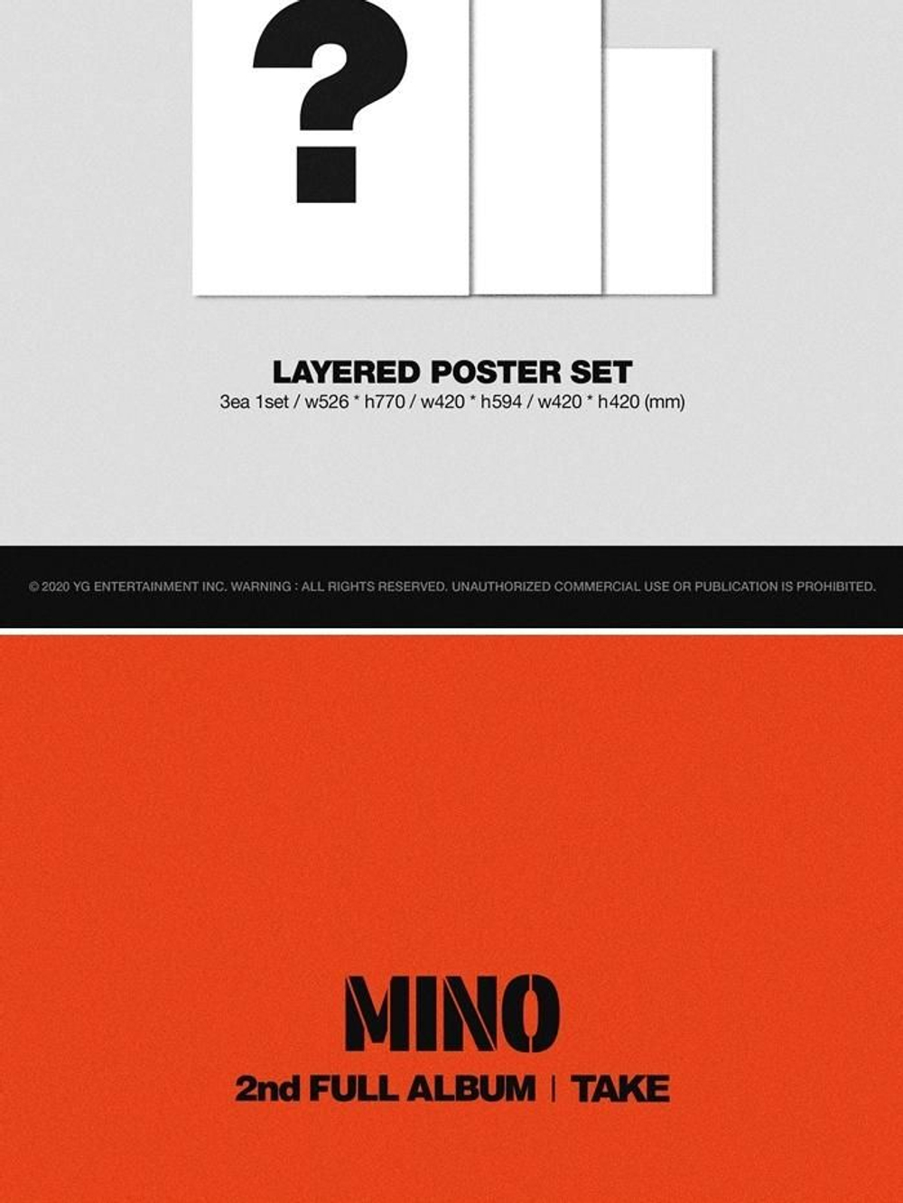 Альбом Winner MINO - Take 2nd Album 2 Version SET