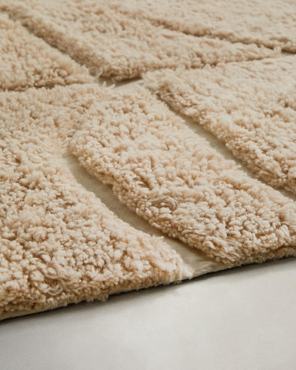 Nak Ковер шерстяной цвета экрю 160 x 230 см