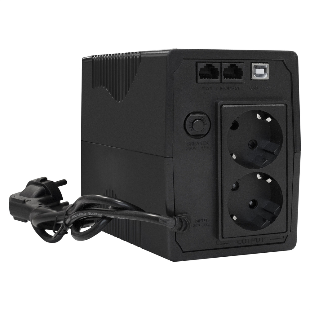 Источник бесперебойного питания  Exegate SpecialPro UNB-600.LED.AVR.2SH.RJ.USB