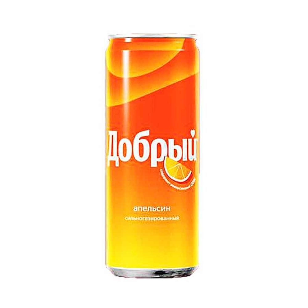 Напиток "Добрый" апельсин 0,33л*12
