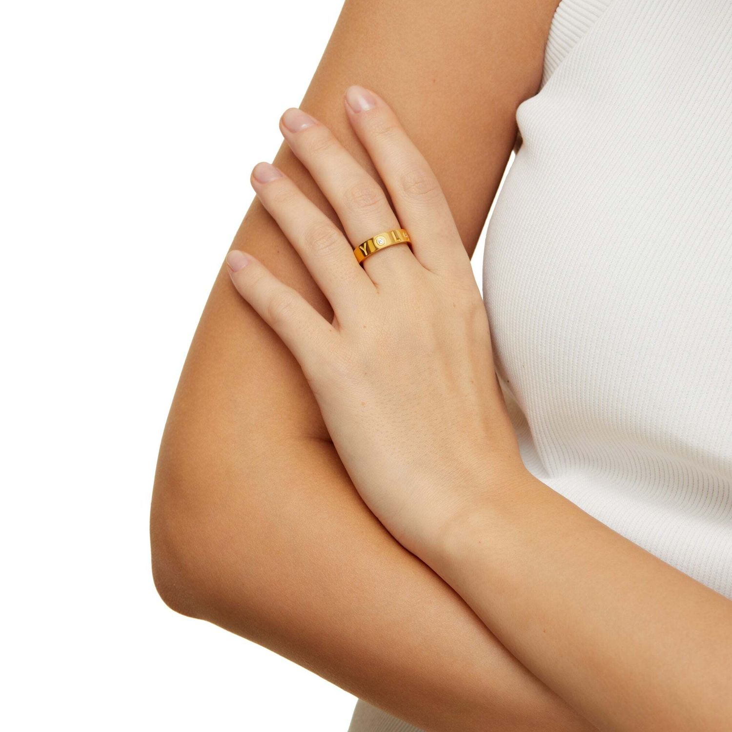 Кольцо Reminder Ring – YOLO Gold