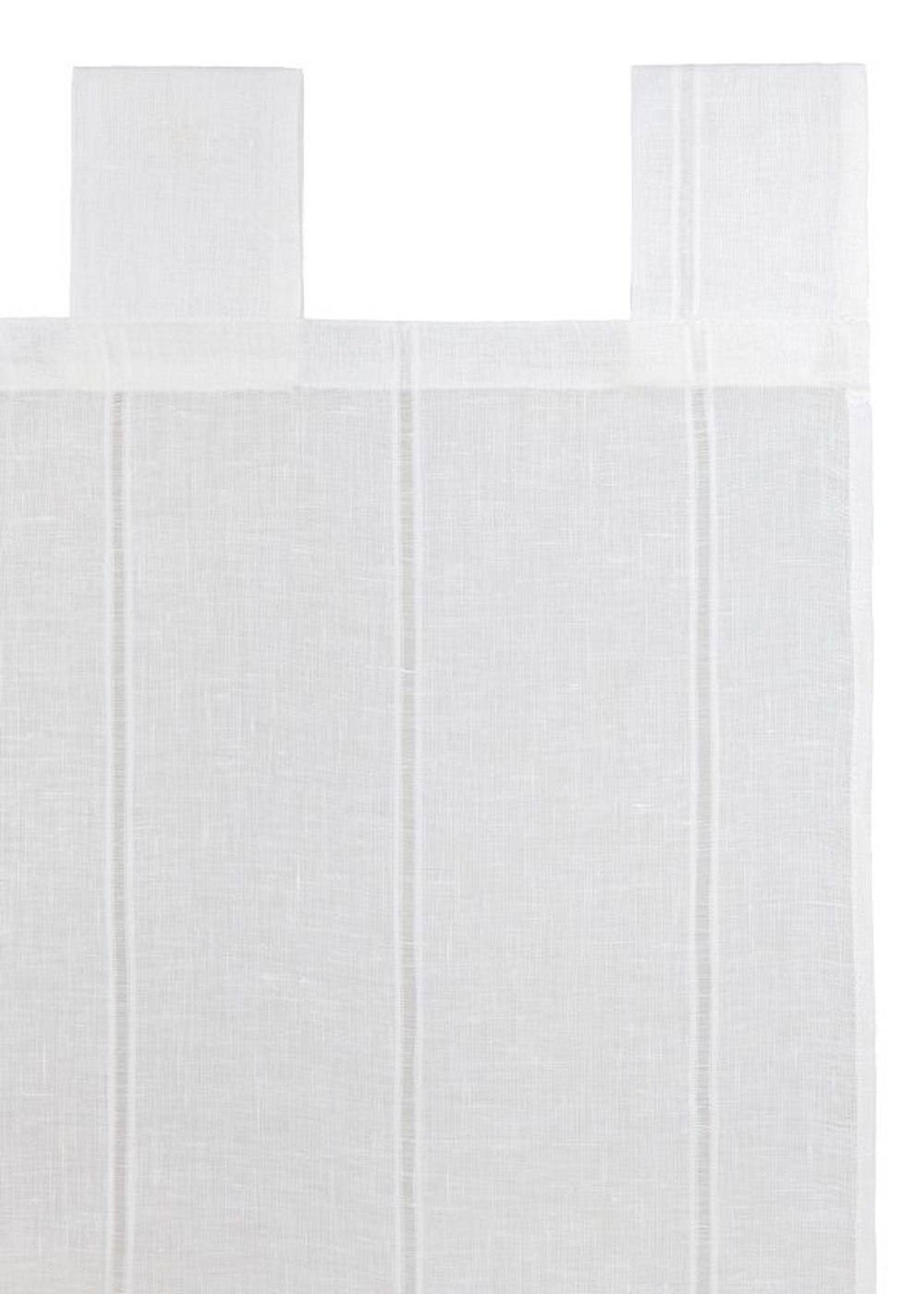 Шторы на петлях льняные 250x310 Luxberry Curtain Line белые Португалия фото